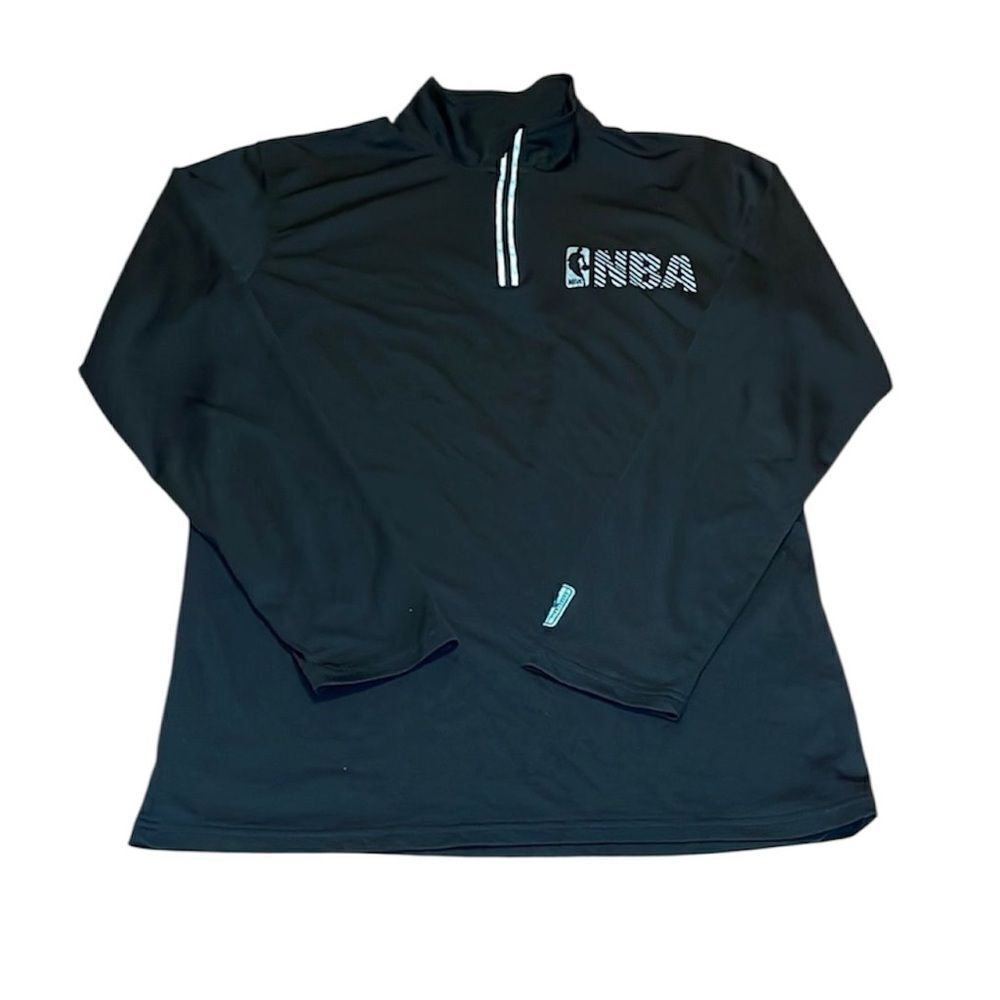 NBA 1/4 Zip Jacket, black, Small